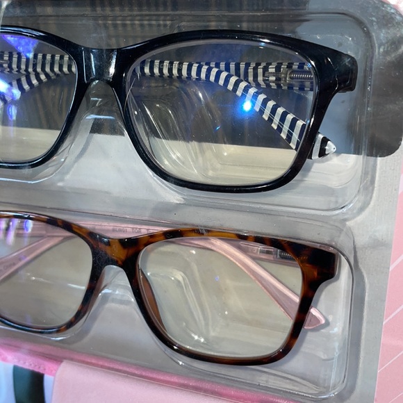 NIB 2-pk Women’s Blue Light Blocking Digital Glasses and Cases - Picture 3 of 5
